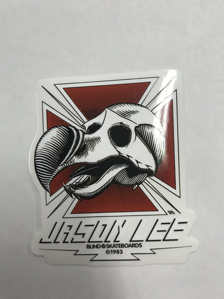 Blind Jason Lee Spoof Dodo skull Sticker